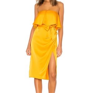 Lovers + Friends Violet Dress in Marigold